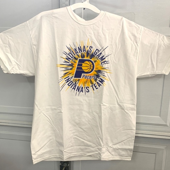 Indiana Pacers T Shirt Men XL Adult NBA Basketball Game Retro Indianas Game USA - Picture 2 of 6